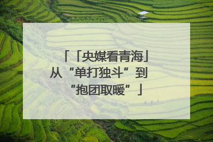 「央媒看青海」从“单打独斗”到“抱团取暖”