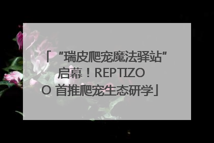 “瑞皮爬宠魔法驿站” 启幕！REPTIZOO 首推爬宠生态研学