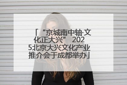 “京城南中轴·文化正大兴” 2025北京大兴文化产业推介会于成都举办