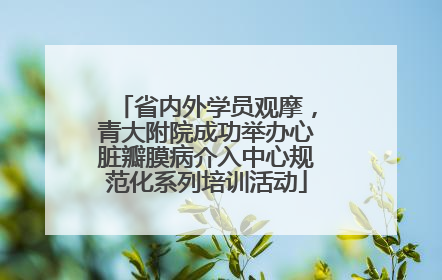 省内外学员观摩，青大附院成功举办心脏瓣膜病介入中心规范化系列培训活动