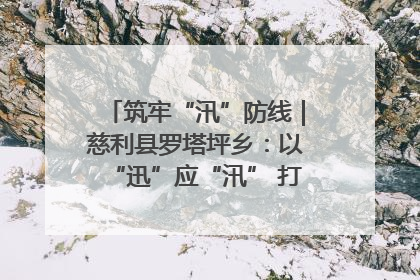 筑牢“汛”防线｜慈利县罗塔坪乡：以“迅”应“汛” 打赢暴雨防御战
