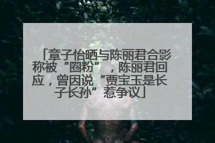 章子怡晒与陈丽君合影称被“圈粉”，陈丽君回应，曾因说“贾宝玉是长子长孙”惹争议