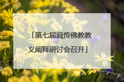第七届藏传佛教教义阐释研讨会召开
