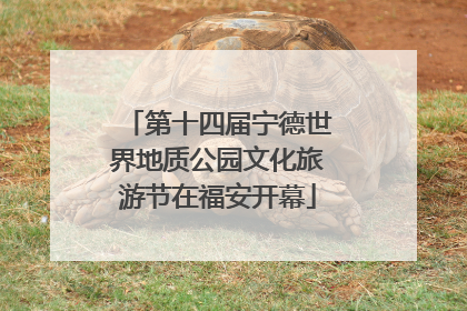 第十四届宁德世界地质公园文化旅游节在福安开幕