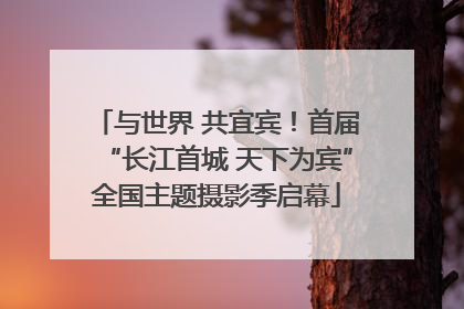 与世界 共宜宾！首届“长江首城 天下为宾”全国主题摄影季启幕