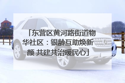 东营区黄河路街道物华社区：银龄互助焕新颜 共建共治暖民心
