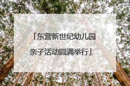 东营新世纪幼儿园亲子活动圆满举行