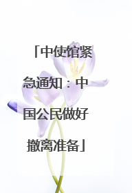 中使馆紧急通知：中国公民做好撤离准备