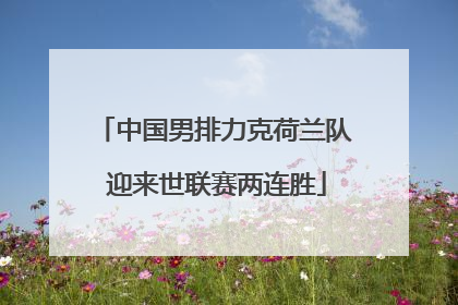 中国男排力克荷兰队 迎来世联赛两连胜