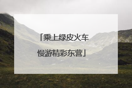乘上绿皮火车 慢游精彩东营
