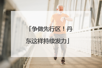 争做先行区！丹东这样持续发力