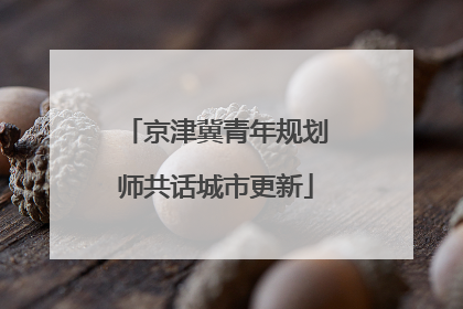 京津冀青年规划师共话城市更新
