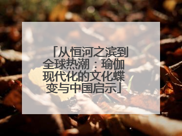 从恒河之滨到全球热潮：瑜伽现代化的文化蝶变与中国启示