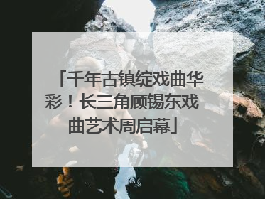 千年古镇绽戏曲华彩！长三角顾锡东戏曲艺术周启幕