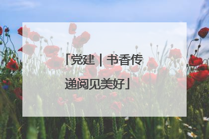 党建｜书香传递阅见美好