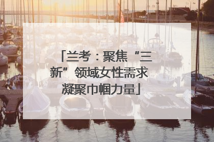 兰考：聚焦“三新”领域女性需求 凝聚巾帼力量