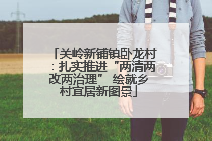 关岭新铺镇卧龙村：扎实推进“两清两改两治理” 绘就乡村宜居新图景