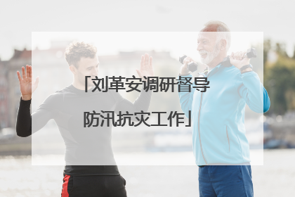 刘革安调研督导防汛抗灾工作
