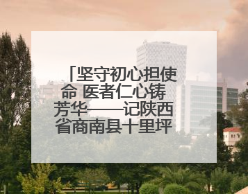 坚守初心担使命 医者仁心铸芳华——记陕西省商南县十里坪镇卫生院副院长贾胡委