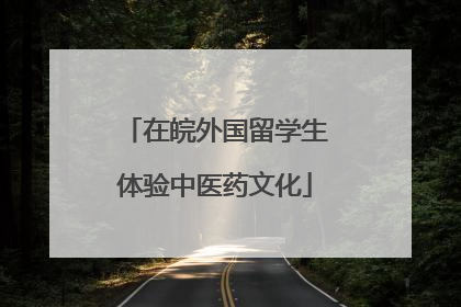在皖外国留学生体验中医药文化