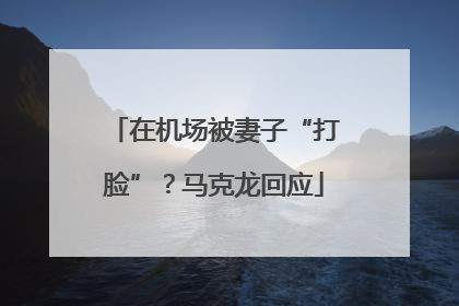 在机场被妻子“打脸”？马克龙回应