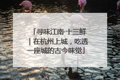 寻味江南·十三鲜｜在杭州上城，吃透一座城的古今味觉