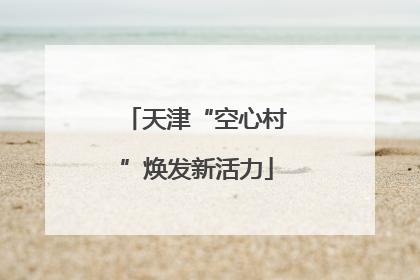 天津“空心村”焕发新活力