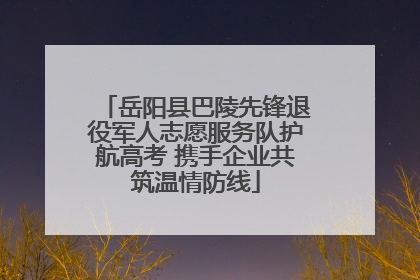 岳阳县巴陵先锋退役军人志愿服务队护航高考 携手企业共筑温情防线