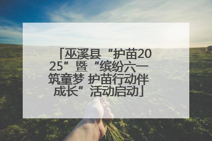 巫溪县“护苗2025”暨“缤纷六一筑童梦 护苗行动伴成长”活动启动