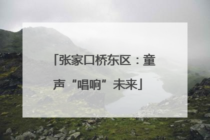 张家口桥东区：童声“唱响”未来