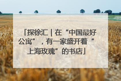 探徐汇｜在“中国最好公寓”，有一家盛开着“上海玫瑰”的书店