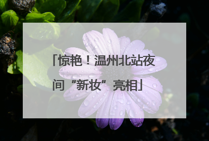 惊艳！温州北站夜间“新妆”亮相