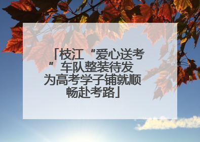 枝江“爱心送考”车队整装待发 为高考学子铺就顺畅赴考路