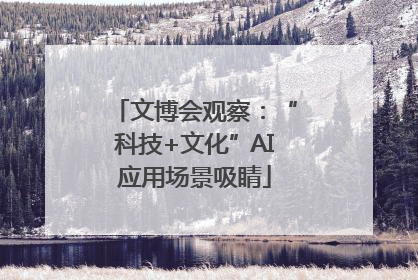 文博会观察：“科技+文化”AI应用场景吸睛