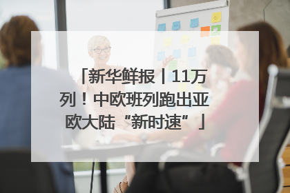 新华鲜报丨11万列！中欧班列跑出亚欧大陆“新时速”