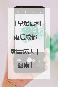 早起福利 雨后成都朝霞满天｜图集