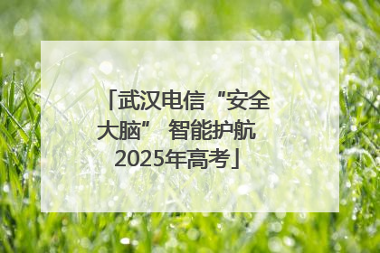 武汉电信“安全大脑” 智能护航2025年高考