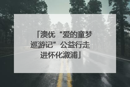 澳优“爱的童梦巡游记”公益行走进怀化溆浦