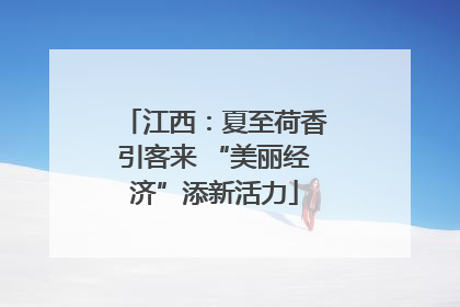 江西：夏至荷香引客来 “美丽经济”添新活力