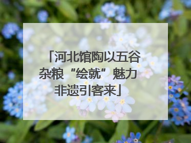 河北馆陶以五谷杂粮“绘就”魅力非遗引客来