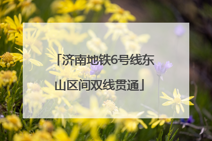 济南地铁6号线东山区间双线贯通