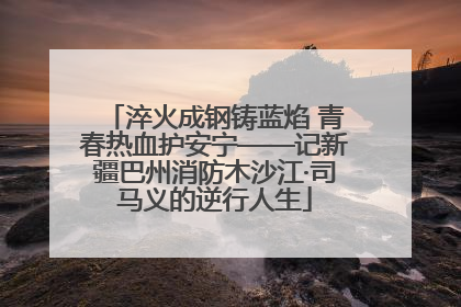 淬火成钢铸蓝焰 青春热血护安宁——记新疆巴州消防木沙江·司马义的逆行人生