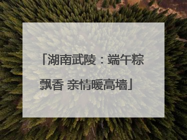 湖南武陵：端午粽飘香 亲情暖高墙