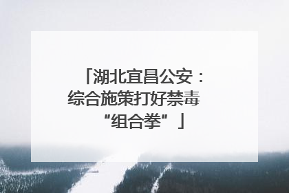 湖北宜昌公安：综合施策打好禁毒“组合拳”