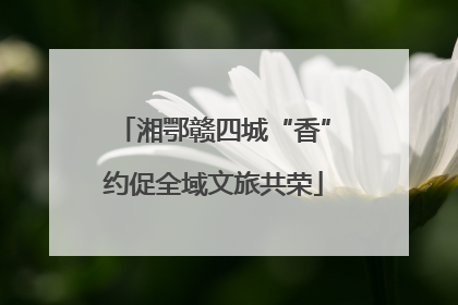 湘鄂赣四城“香”约促全域文旅共荣