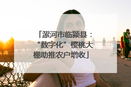 漯河市临颍县：“数字化”樱桃大棚助推农户增收