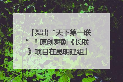 舞出“天下第一联”！原创舞剧《长联》项目在昆明建组
