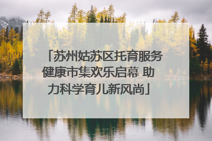 苏州姑苏区托育服务健康市集欢乐启幕 助力科学育儿新风尚