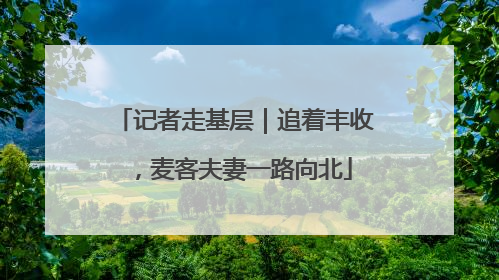 记者走基层｜追着丰收，麦客夫妻一路向北