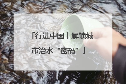 行进中国丨解锁城市治水“密码”